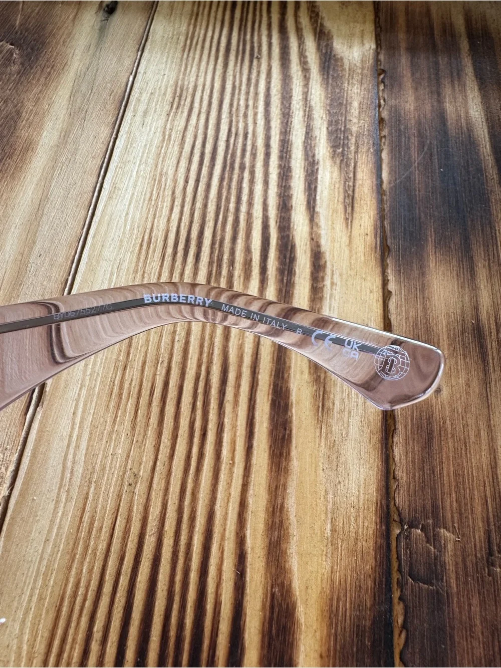 Burberry Lavender Cat-Eye Sunglasses